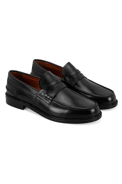 Desa Ανδρικά δερμάτινα casual παπούτσια Aista Black