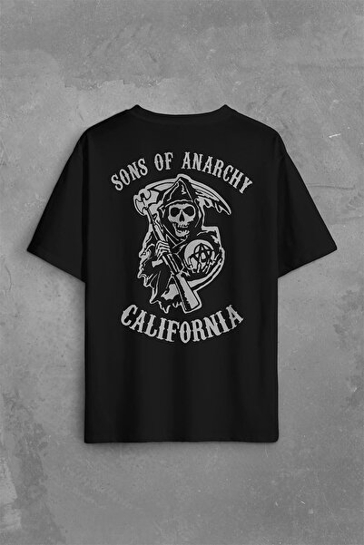 Kendim Seçtim تي شيرت للجنسين من Sons Of Anarchy California Skull Ghost Back ...