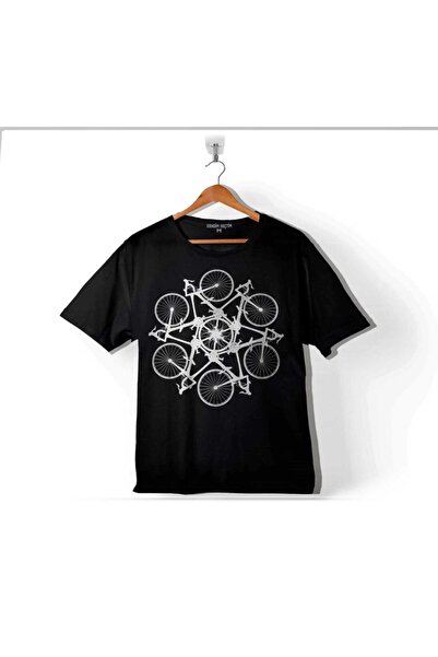 Kendim Seçtim Biciklistički krug kaleidoskop, dječja majica za brdski bicikl