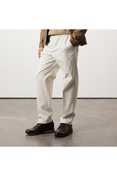 Desa Ανδρικά δερμάτινα casual παπούτσια Greyson Brown με στάμπα κροκόδειλου