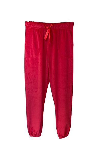 FORMO Red Velvet - High Quality Pocket Elastic Jogger Pajama Bottoms