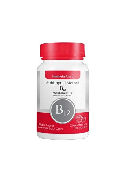 Imuneks Farma Sublingual Methyl B12 Dil Altı 100 Tablet