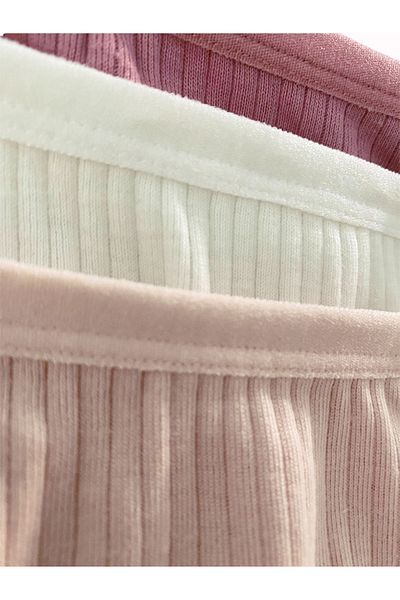 FORMO High Waist Ribbed Camisole - 6 Pack Pastel Colors, 100% Cotton, Stretchy Bato Panties