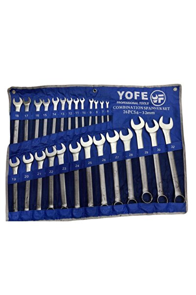 FIRAT HIRDAVAT YOFE Kombine Anahtar Takımı 6-32 mm (26 Parça Bez Çantalı)