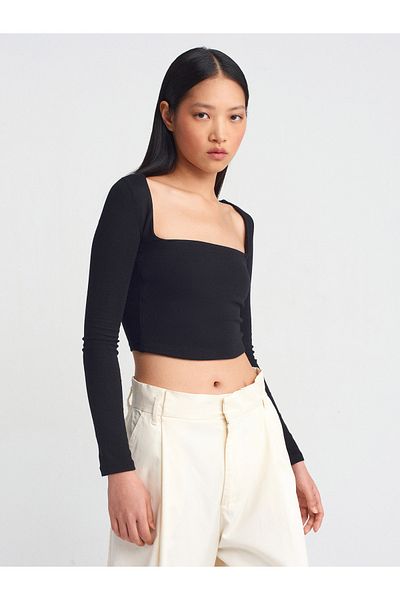 Dilvin 31507 Long Sleeve Ball-Black