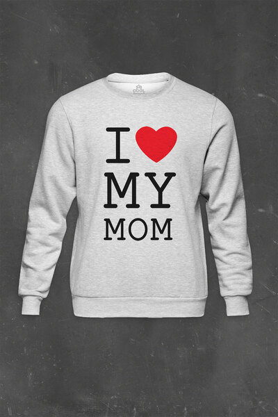 so cool Siva majica s kratkim rukavima "Volim svoju mamu" rođendanski poklon ...