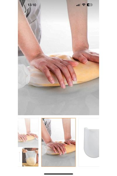 Comprox Silicone Dough Kneading Bag Silicone Pastry Bag, Dough Kneading Bag