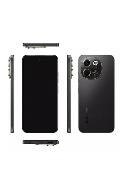 TECNO Spark 30 5G Smartphone, 8 GB RAM, 256 GB Storage, Midnight Shadow