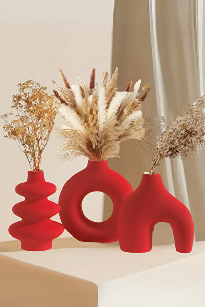 Minima Art Studio İskandinav Tarzı Bohem 12 cm Vazo Pinterest Pampas Vazosu D...