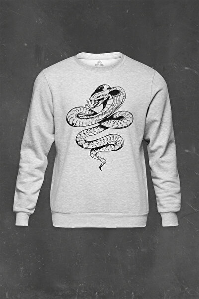 so cool Siva majica King Black Cobra Snake King Black Snake Cobra Štampano Un...
