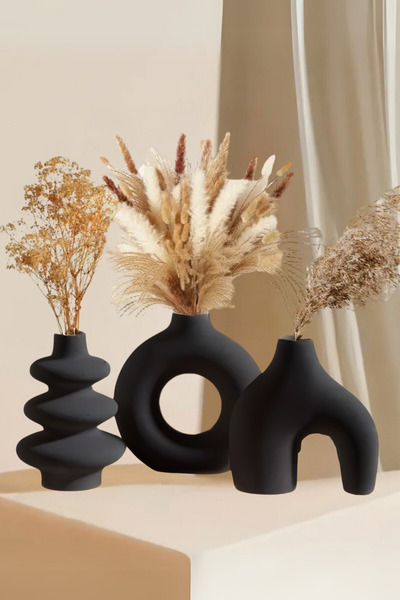 Minima Art Studio İskandinav Tarzı Bohem 12 cm Vazo Pinterest Pampas Vazosu D...