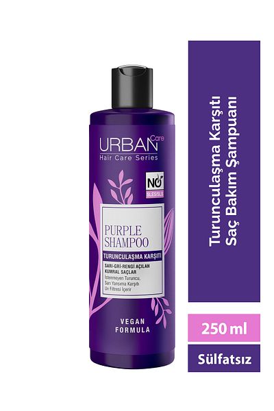 Urban Care شامبو العناية بالشعر الأرجواني المضاد للبرتقالي 250 مل - خالي من الكبريتات