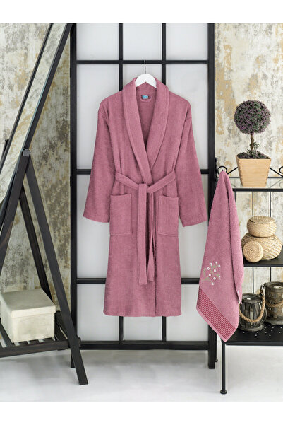 Home Çiqrik Home Bathrobe and Towel Set of 2