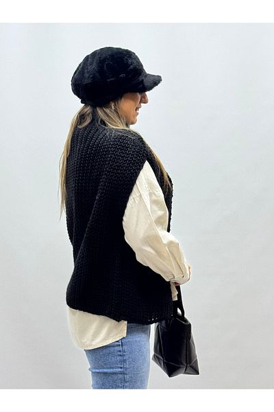 İTALYAN BUTİK Italian Front Cross over Collar Jumper