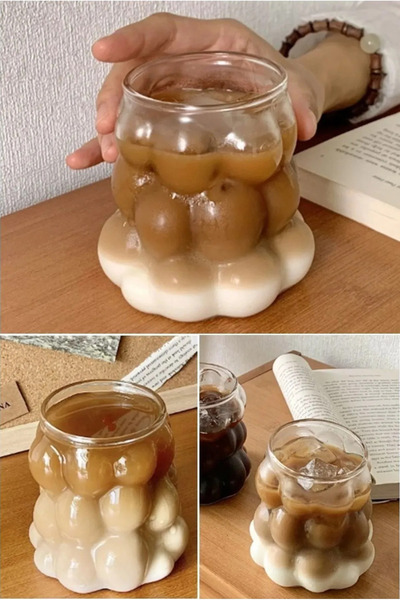 FALEZ Bead Shape Heat Resistant Borosilicate Glass | Coffee and Presentation ...