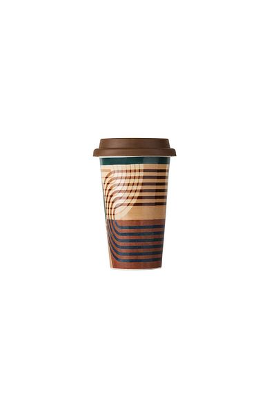 Lucky Art Arden Bone Latte Mug - Lyeg 171 Model