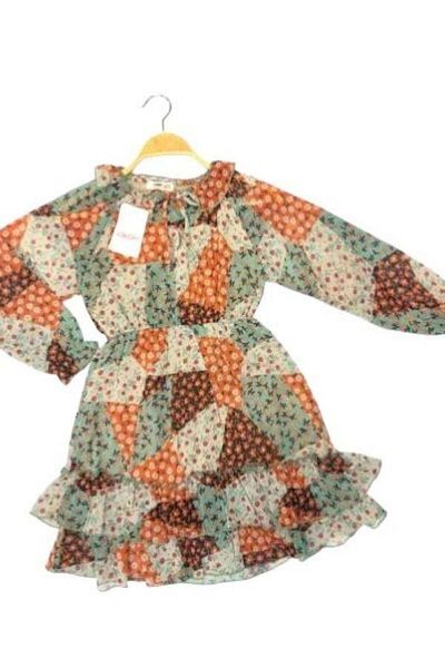 Çikoby Girl's Floral Tulle Dress