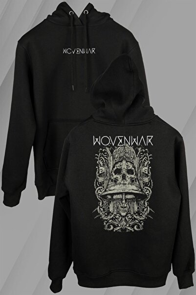 Kendim Seçtim Hanorac Behemoth cu model rock metalic - craniu cu craniu, imprimeu față și spate, hanorac cu glugă unisex