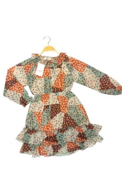 Çikoby Girl's Floral Tulle Dress