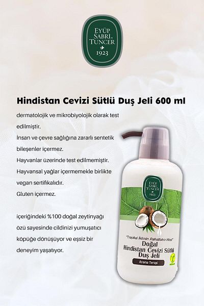 Eyüp Sabri Tuncer Eyüp Sabri Tuncer - Coconut Milk Shower Gel, Buy 7 Get 6 and Rosie Gift