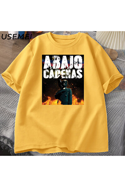 Drippy Venezuela - Abajo grafička majica za muškarce i žene Pamuk T-shirt, kr...