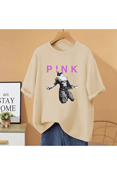Drippy P!NK Vintage muška i ženska hip hop ulična odjeća - O-izrez T-shirt, r...