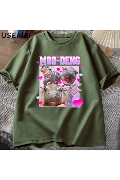 Drippy Pigmejski nilski konj Sa deznom Slatka zoološka majica - Ležerna za mu...