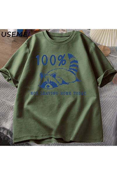 Drippy Vintage Mom Life T-shirt - 100% Danas ne izlazim iz kuće, kratki rukav...