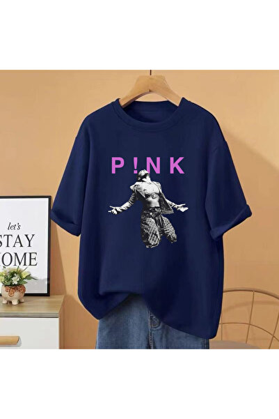 Drippy P!NK Vintage muška i ženska hip hop ulična odjeća - O-izrez T-shirt, r...