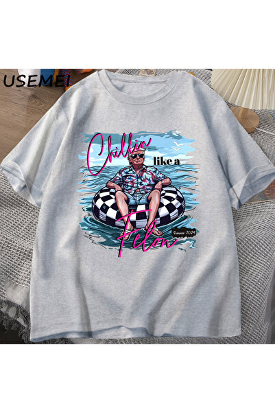 Drippy Kriminalac kao Chillin majica za muškarce i žene, smešna Trump T-shirt...