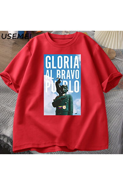 Drippy Venezuela T-shirt Muška Ženska Pamuk Majica Moda Okrugli Izrez Kratki ...