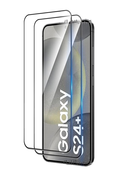 n noppax Samsung Galaxy S24 Plus Ekran Koruyucu Cam Full Kaplama Düz Tempered...