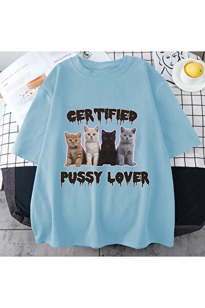 Drippy Unisek Breast Cat Graphic T-Shirt - Funni Certified, Kavaii Street Hook