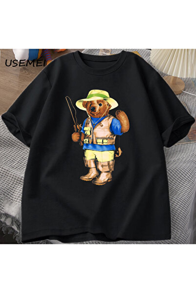 Drippy Tricou clasic pentru bărbați, din bumbac, cu mânecă scurtă, cu imprime...