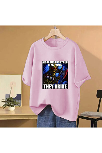 Drippy Alkoholičari - Unisex Cool Skeleton Meme T-shirt, Vruća Prodaja Bez Tr...