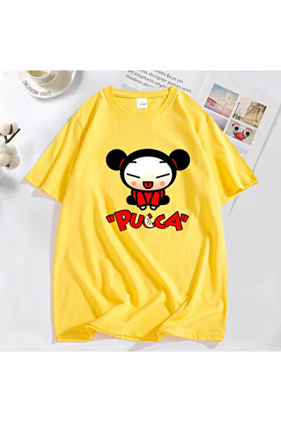 Drippy Pucca kineska beba T-shirt - slatka grafička majica za muškarce i žene...