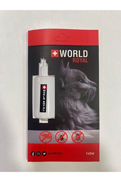World Royal Blue Pet Kedi Iç Dış Etkenlere Parazit Karşı Etkili Sindirim Sistemi Rahatlatıcı 2 Si Bir Arada