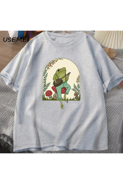 Drippy Slatka Cottagecore majica P Pamuk T T-shirt za muškarce - dizajn banjo...