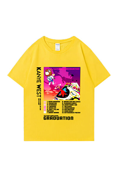 Drippy Kanye West majica sa grafikom za diplomiranje - muška i ženska hip hop...