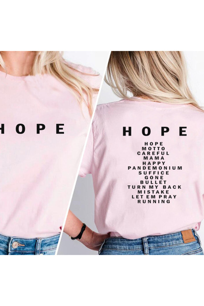 Drippy 90-ih Vintage NF Rapper Hope Tour Koncert T-shirt - Ženska i muška Pam...