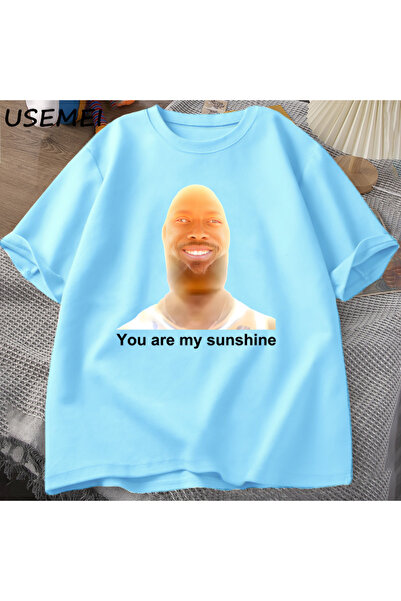 Drippy Sunshine Meme Graphic Pamuk majica za žene i muškarce - leto Štampano