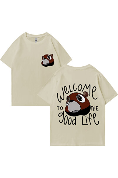 Drippy Ο ράπερ Kanye West αποφοίτησε Bea Good Life Εκτύπωση Μπλουζάκι Ανδρικό Γυναικείο Vintage Μπλουζάκι Hip Hop Streetwear