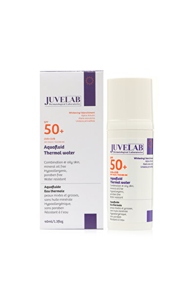 JUVELAB ماء أكوافلويد الحراري بعامل حماية من الشمس 50+ 40 مل