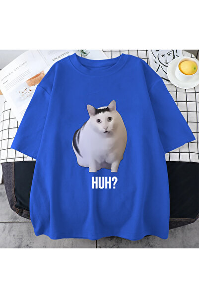 Drippy Що каже кіт? - Смішний чоловічий та жіночий футболка з принтом, 100% бавовна, вуличний стиль, вінтаж, коротка