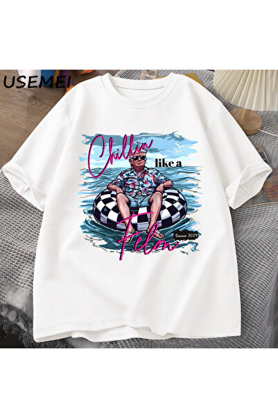 Drippy Kriminalac kao Chillin majica za muškarce i žene, smešna Trump T-shirt...