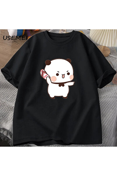 Drippy Tricou drăguț Bubu Throw Flip-Flop pentru bărbați și femei - bumbac, i...