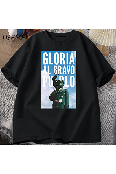 Drippy Venezuela T-shirt Muška Ženska Pamuk Majica Moda Okrugli Izrez Kratki ...
