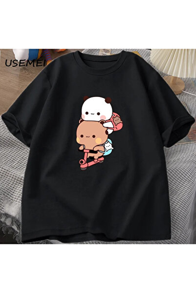 Drippy Panda i medved Brownie, smešno za muškarce D Sa deznom Vožnja bicikla ...