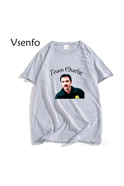 Drippy Футболка Charlie Baba Kuğu - Сутінки Бавовняна футболка Bella з коротк...