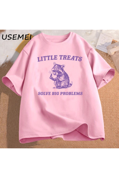 Drippy Harajuku retro majica za muškarce i žene - deluje malo, rešava velike ...